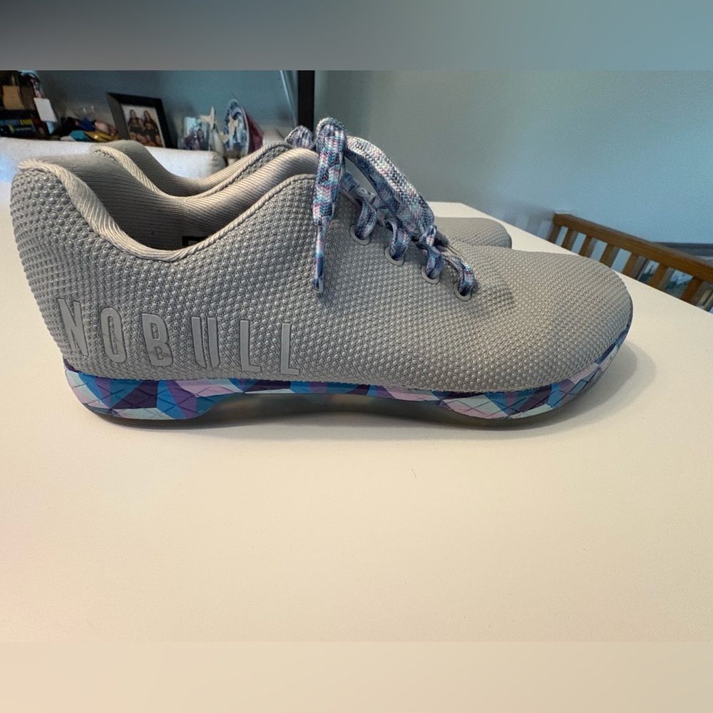 NOBULL arctic prism‎ outwork super fabric light gray men’s size 11